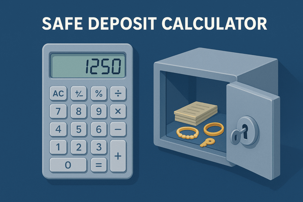 safe deposit cost