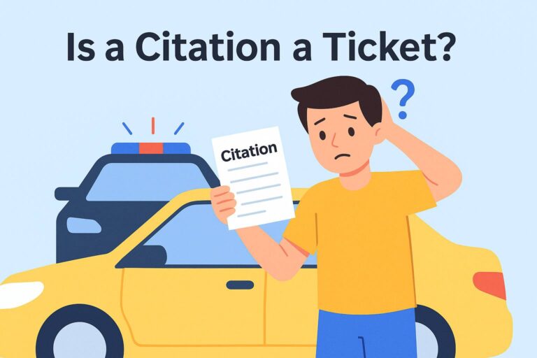 is a citation a ticket