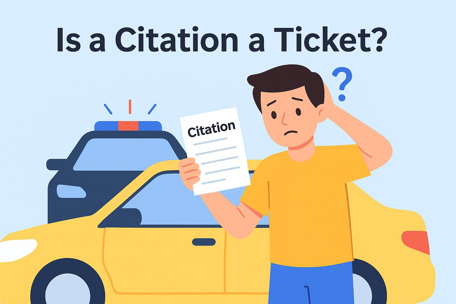 is a citation a ticket